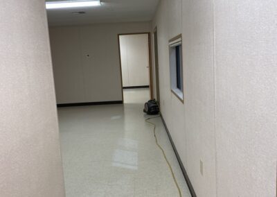 hallway to office